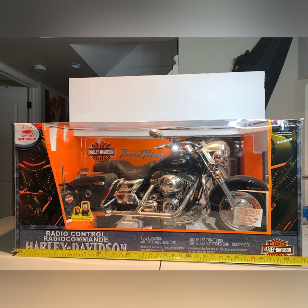 Rare Collectible New Bright Harley Davidson Road King RC - Excellent Condition
